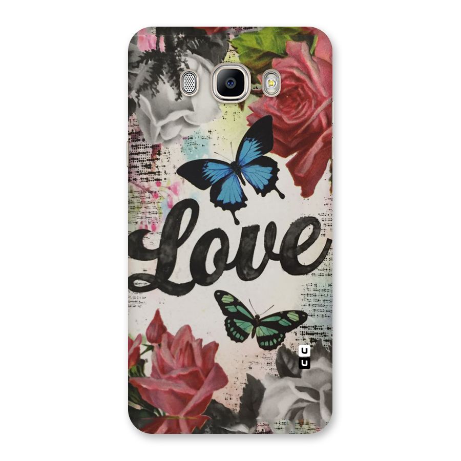 Lovely Butterfly Love Back Case for Galaxy On8