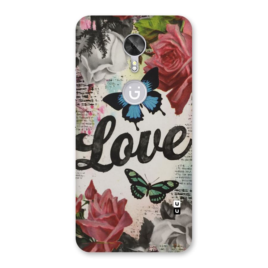 Lovely Butterfly Love Back Case for Gionee A1