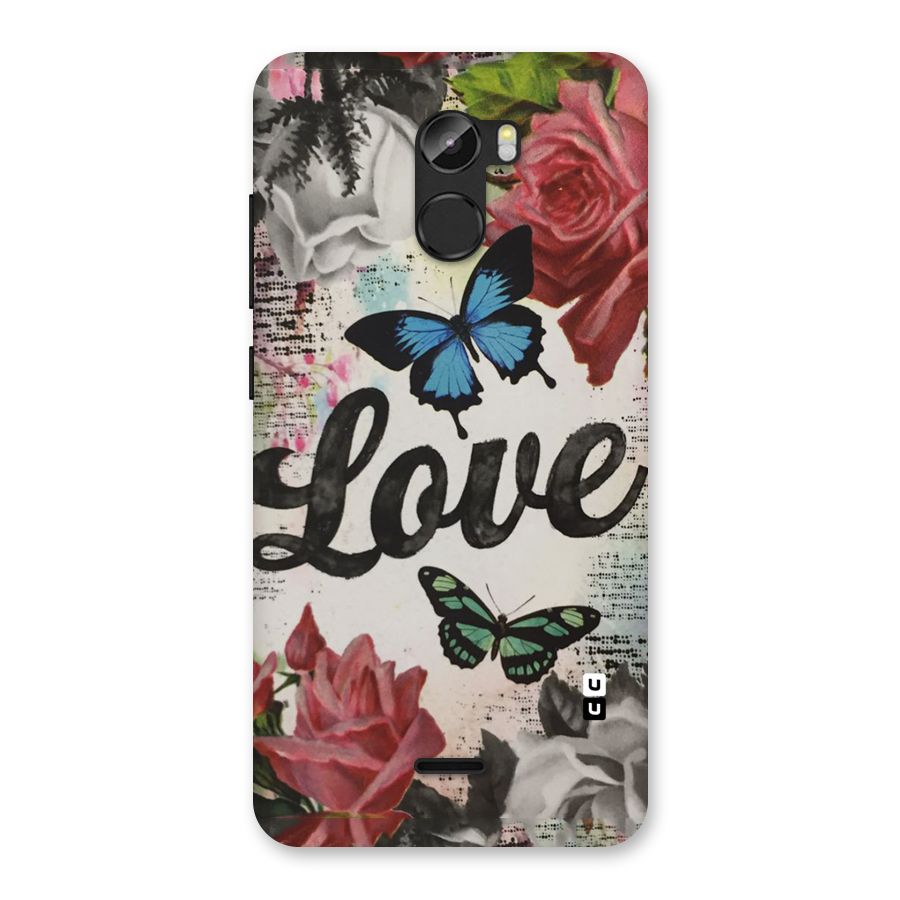Lovely Butterfly Love Back Case for Gionee X1