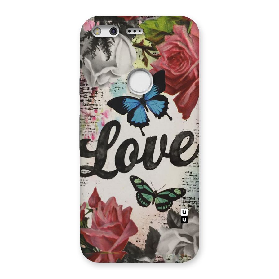 Lovely Butterfly Love Back Case for Google Pixel