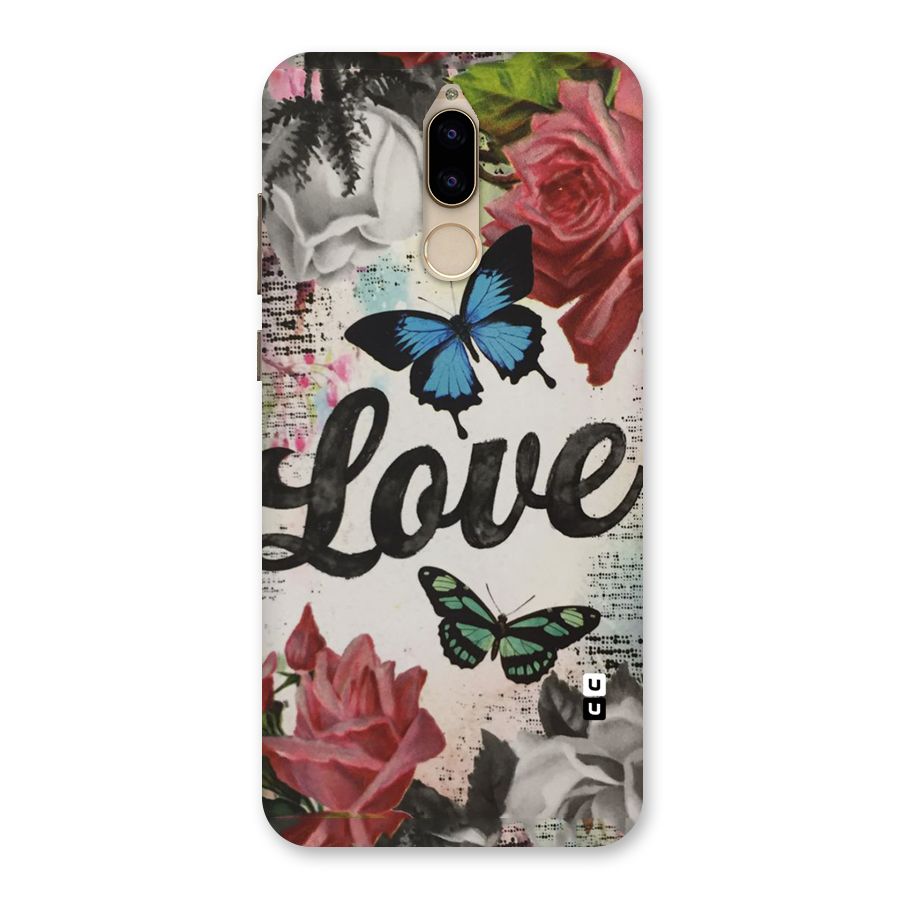 Lovely Butterfly Love Back Case for Honor 9i