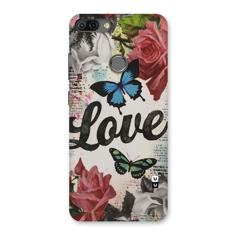 Lovely Butterfly Love Back Case for Infinix Hot 6 Pro