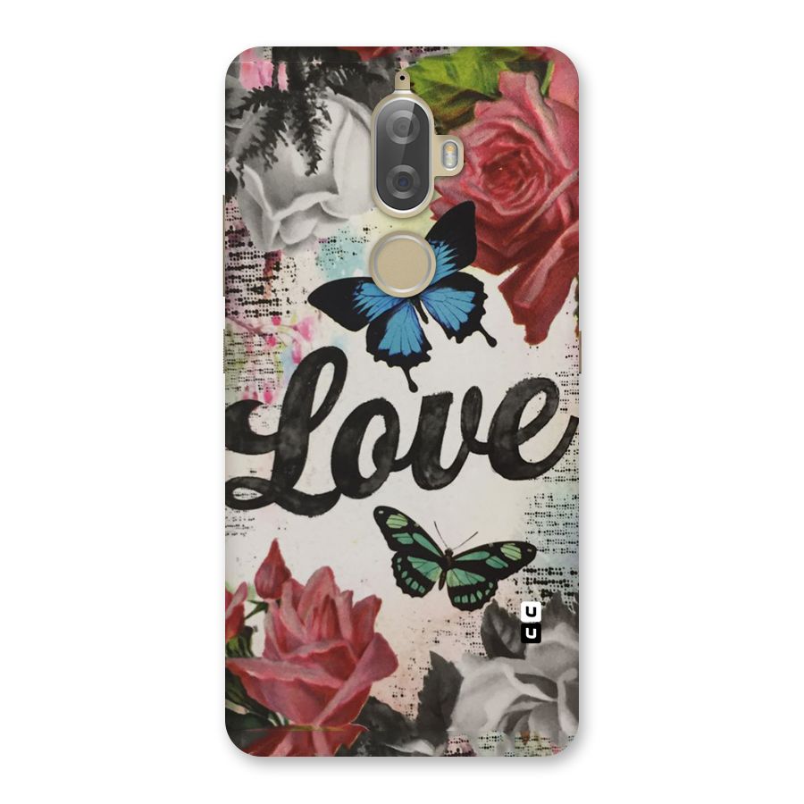 Lovely Butterfly Love Back Case for Lenovo K8 Plus