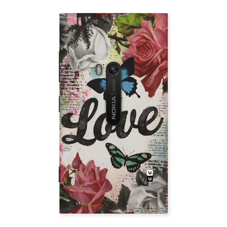 Lovely Butterfly Love Back Case for Lumia 920