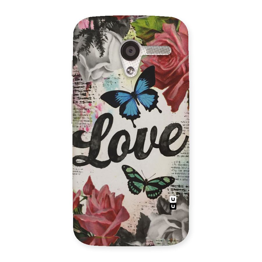 Lovely Butterfly Love Back Case for Moto X