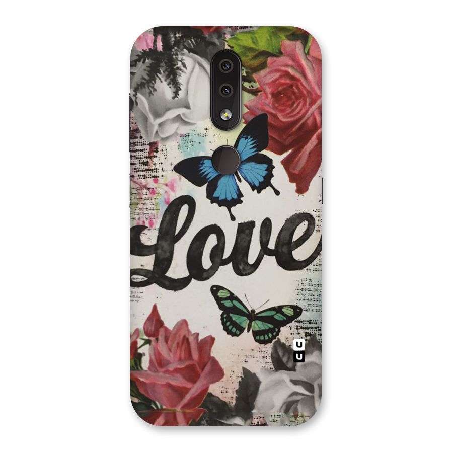 Lovely Butterfly Love Back Case for Nokia 4.2