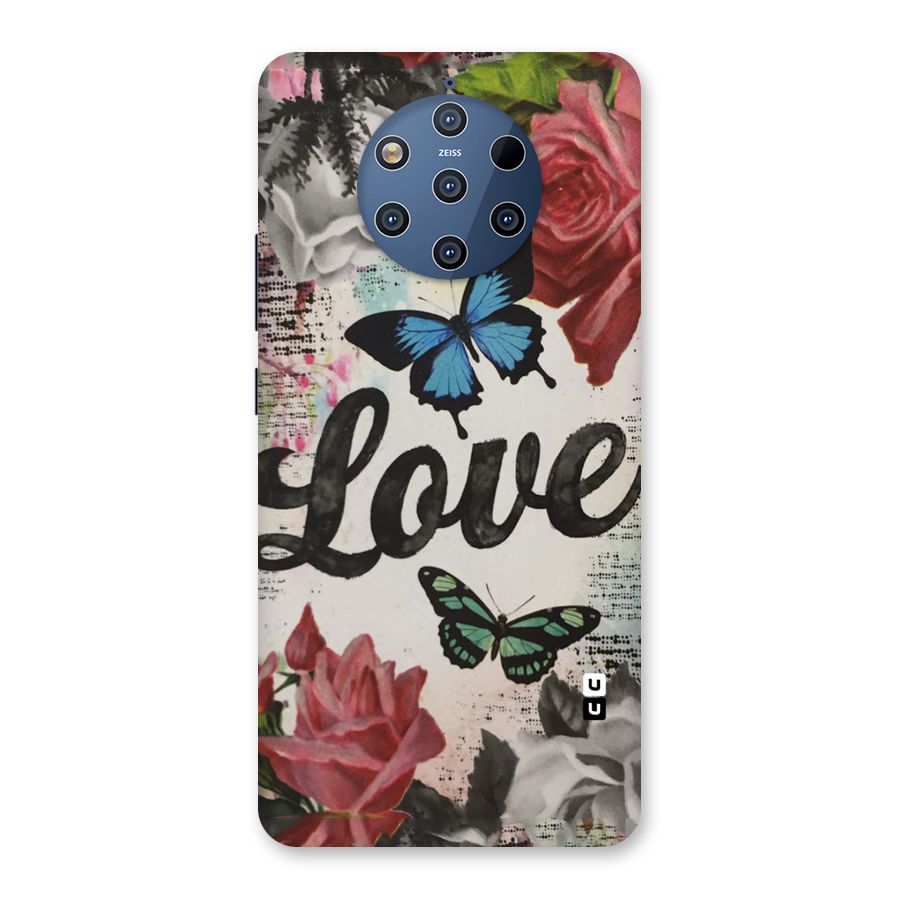 Lovely Butterfly Love Back Case for Nokia 9 PureView