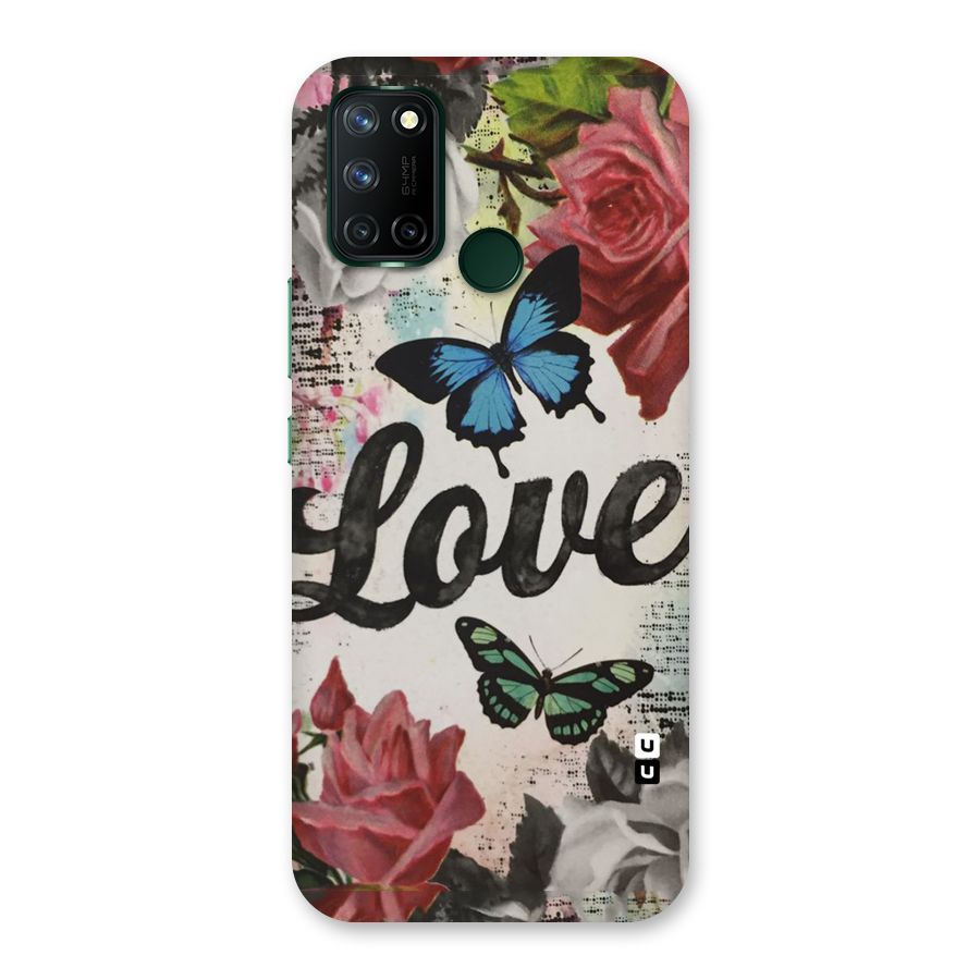 Lovely Butterfly Love Back Case for Realme 7i