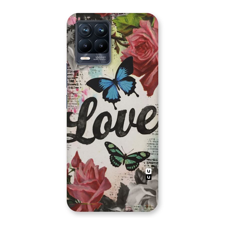 Lovely Butterfly Love Back Case for Realme 8 Pro
