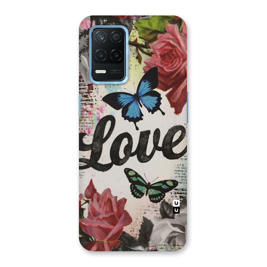 Lovely Butterfly Love Back Case for Realme 8s 5G