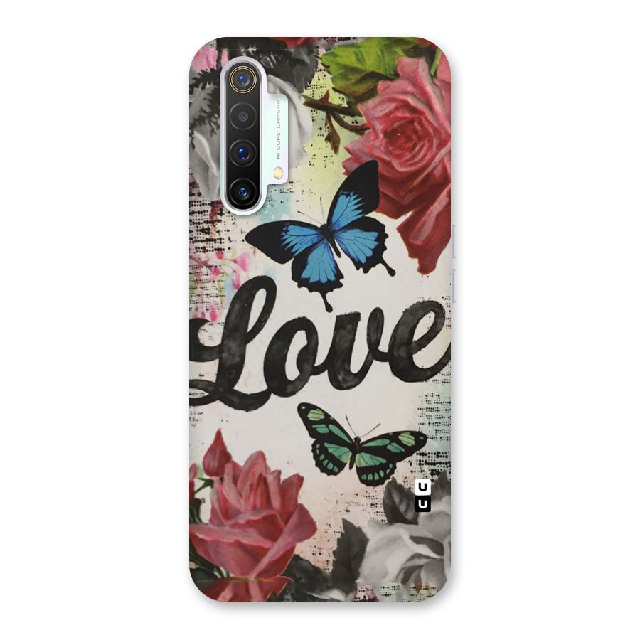 Lovely Butterfly Love Back Case for Realme X3
