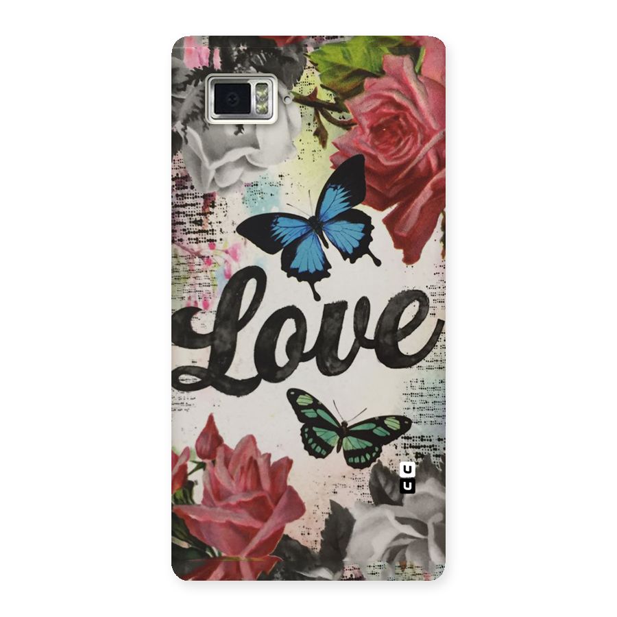 Lovely Butterfly Love Back Case for Vibe Z2 Pro K920