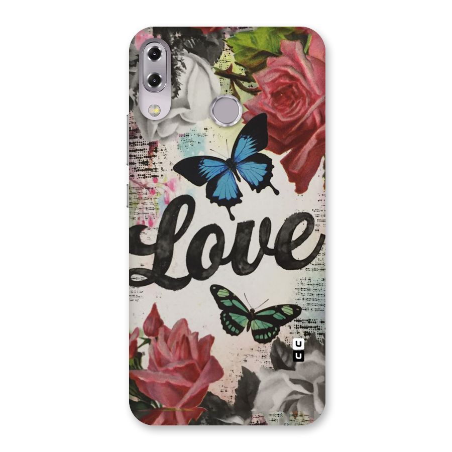Lovely Butterfly Love Back Case for Zenfone 5Z