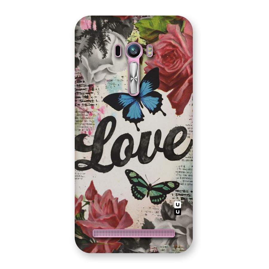 Lovely Butterfly Love Back Case for Zenfone Selfie