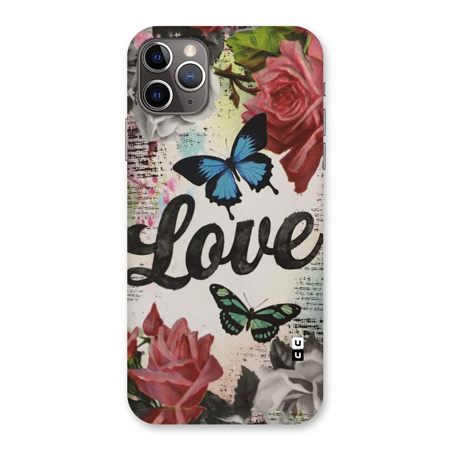 Lovely Butterfly Love Back Case for iPhone 11 Pro Max