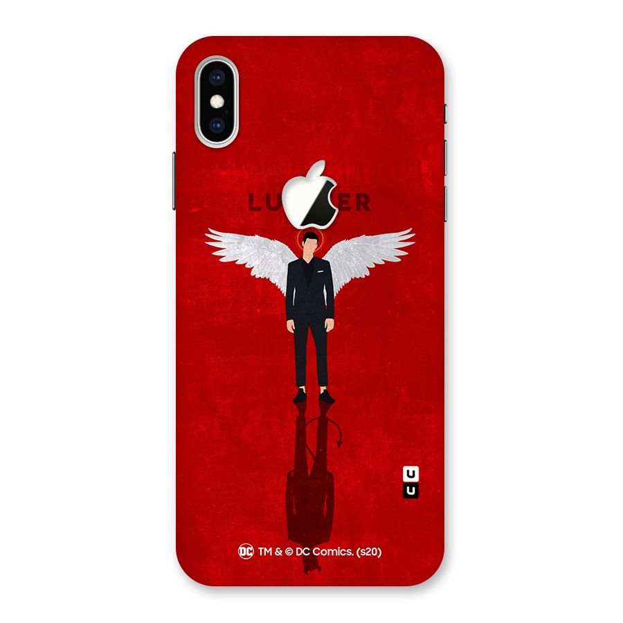 Lucifer Archangel Shadow Back Case for iPhone XS Max Apple Cut