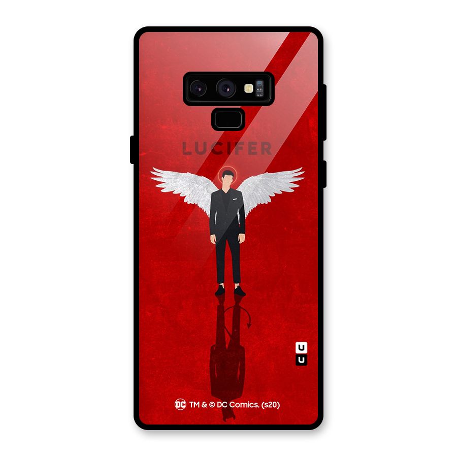 Lucifer Archangel Shadow Glass Back Case for Galaxy Note 9