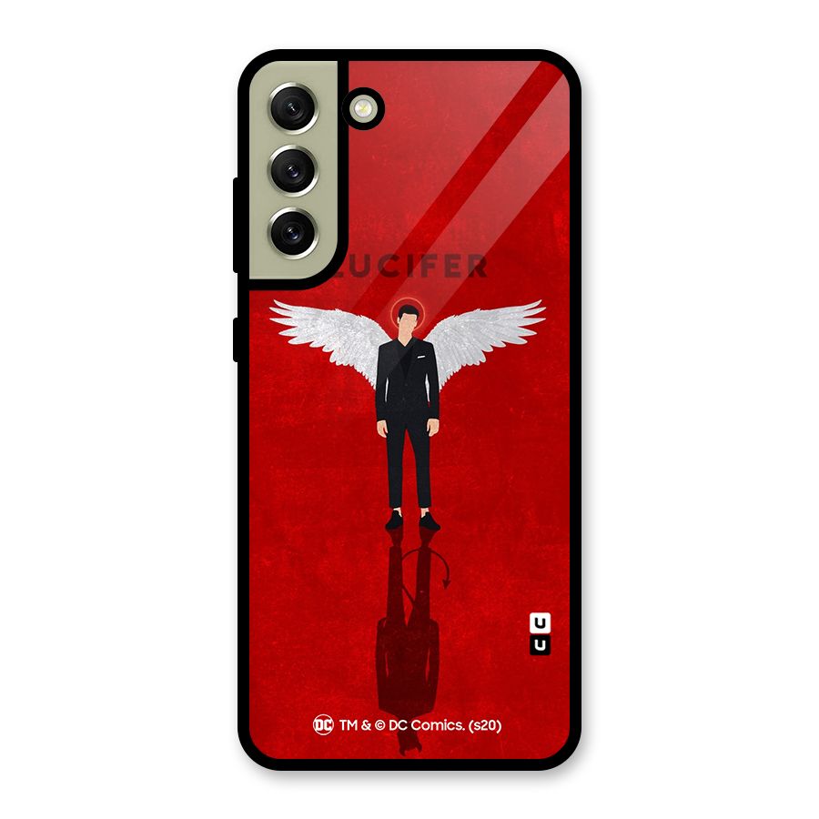 Lucifer Archangel Shadow Glass Back Case for Galaxy S21 FE 5G