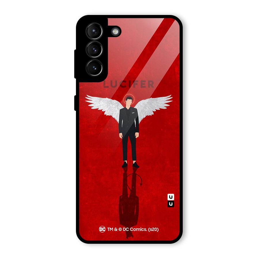 Lucifer Archangel Shadow Glass Back Case for Galaxy S21 Plus