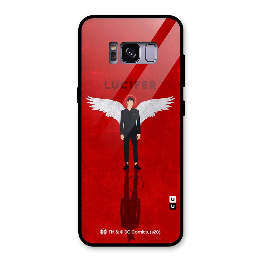 Lucifer Archangel Shadow Glass Back Case for Galaxy S8