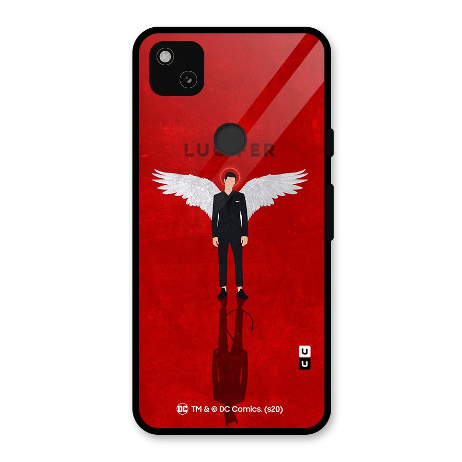 Lucifer Archangel Shadow Glass Back Case for Google Pixel 4a