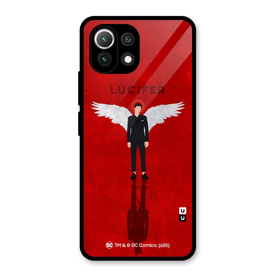 Lucifer Archangel Shadow Glass Back Case for Mi 11 Lite