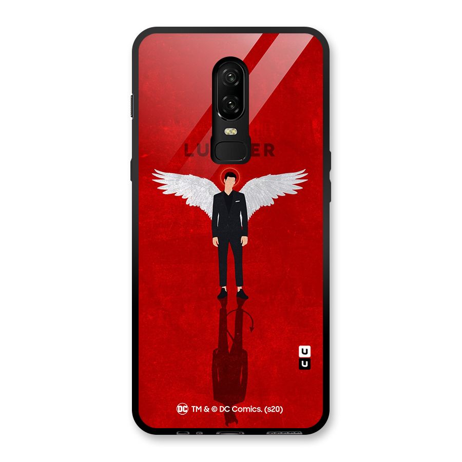 Lucifer Archangel Shadow Glass Back Case for OnePlus 6