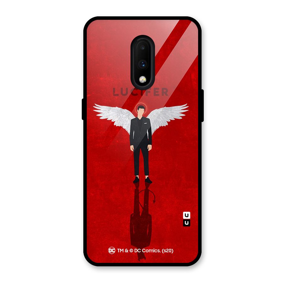 Lucifer Archangel Shadow Glass Back Case for OnePlus 7