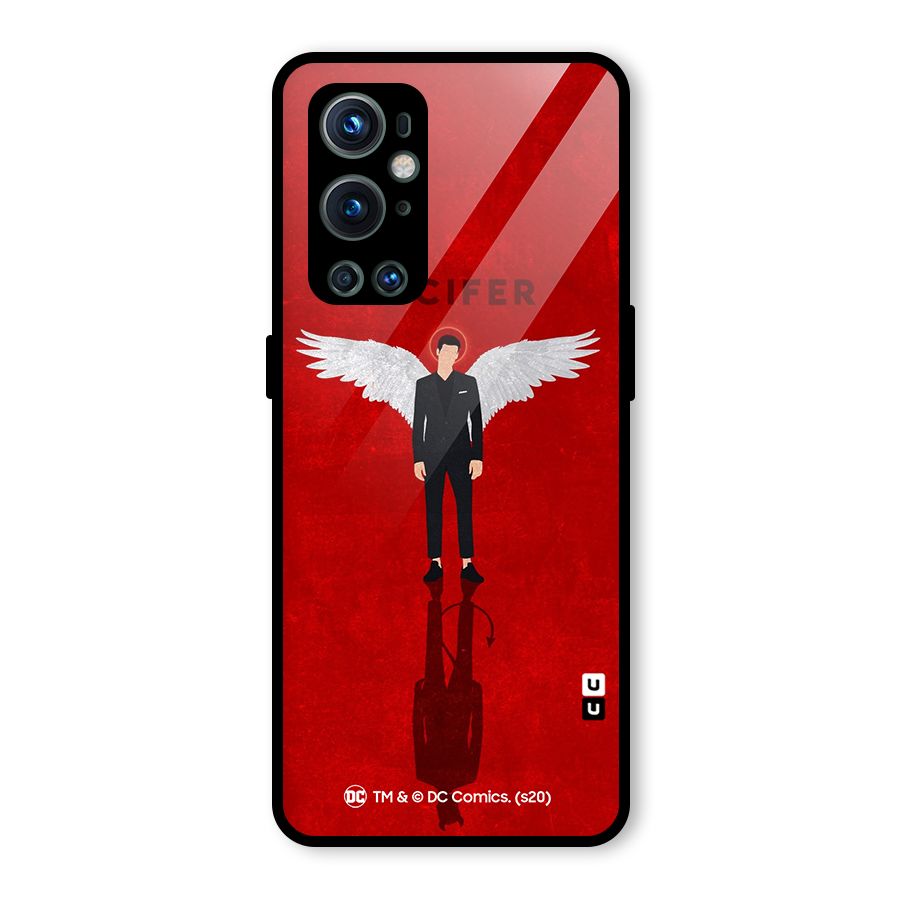 Lucifer Archangel Shadow Glass Back Case for OnePlus 9 Pro