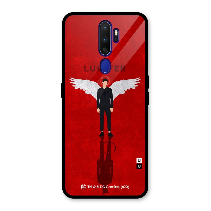 Lucifer Archangel Shadow Glass Back Case for Oppo A9 (2020)