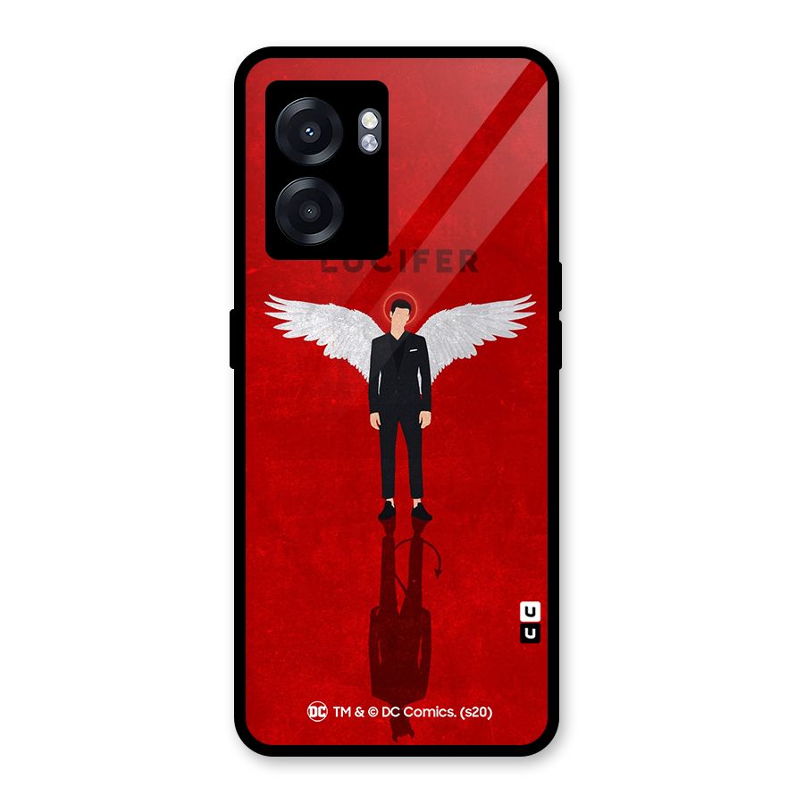 Lucifer Archangel Shadow Glass Back Case for Oppo K10 (5G)