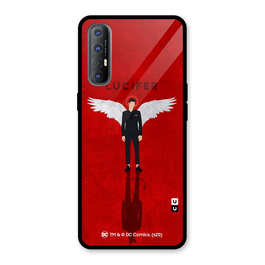 Lucifer Archangel Shadow Glass Back Case for Oppo Reno3 Pro