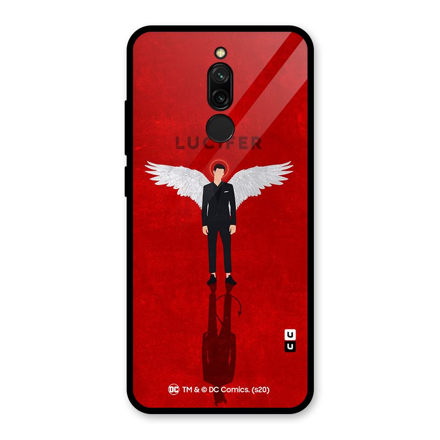 Lucifer Archangel Shadow Glass Back Case for Redmi 8
