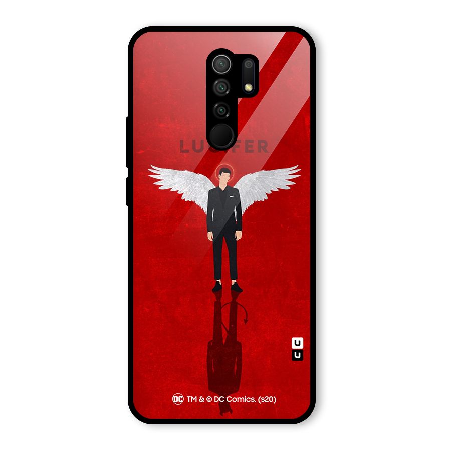 Lucifer Archangel Shadow Glass Back Case for Redmi 9 Prime