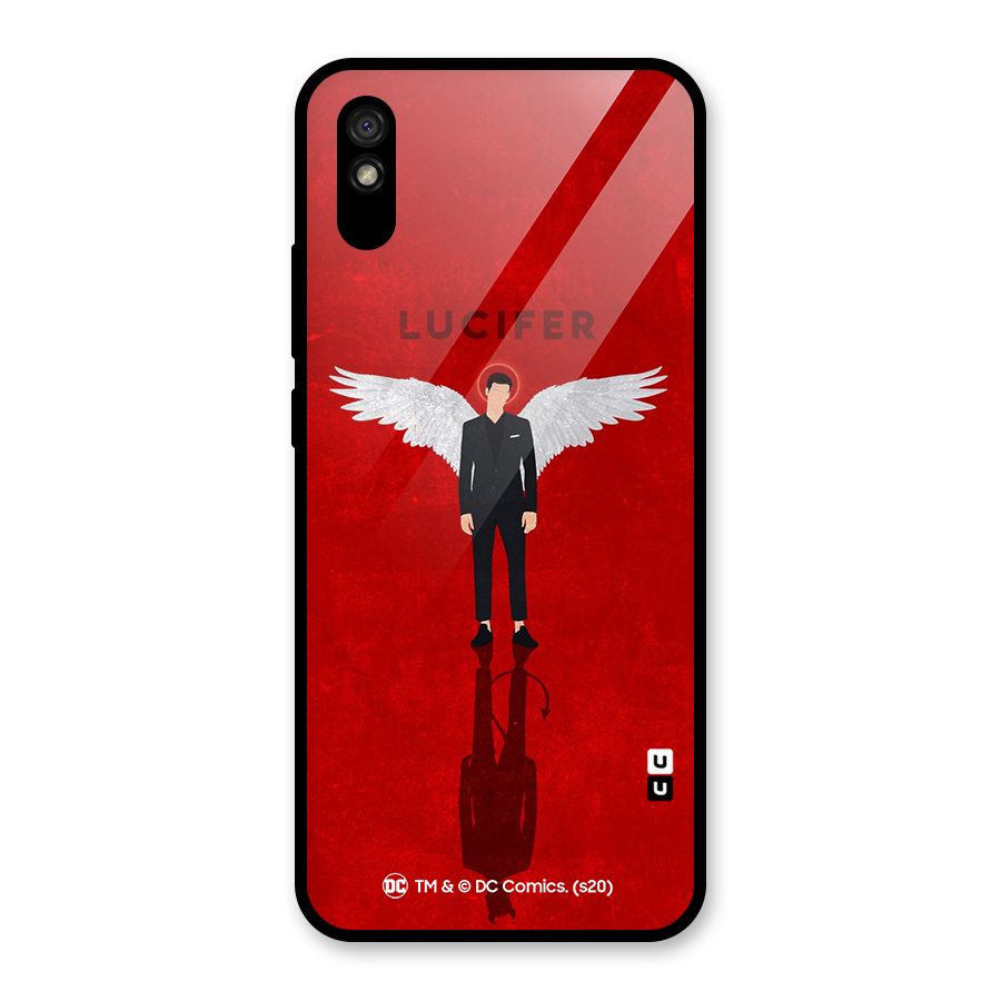 Lucifer Archangel Shadow Glass Back Case for Redmi 9i