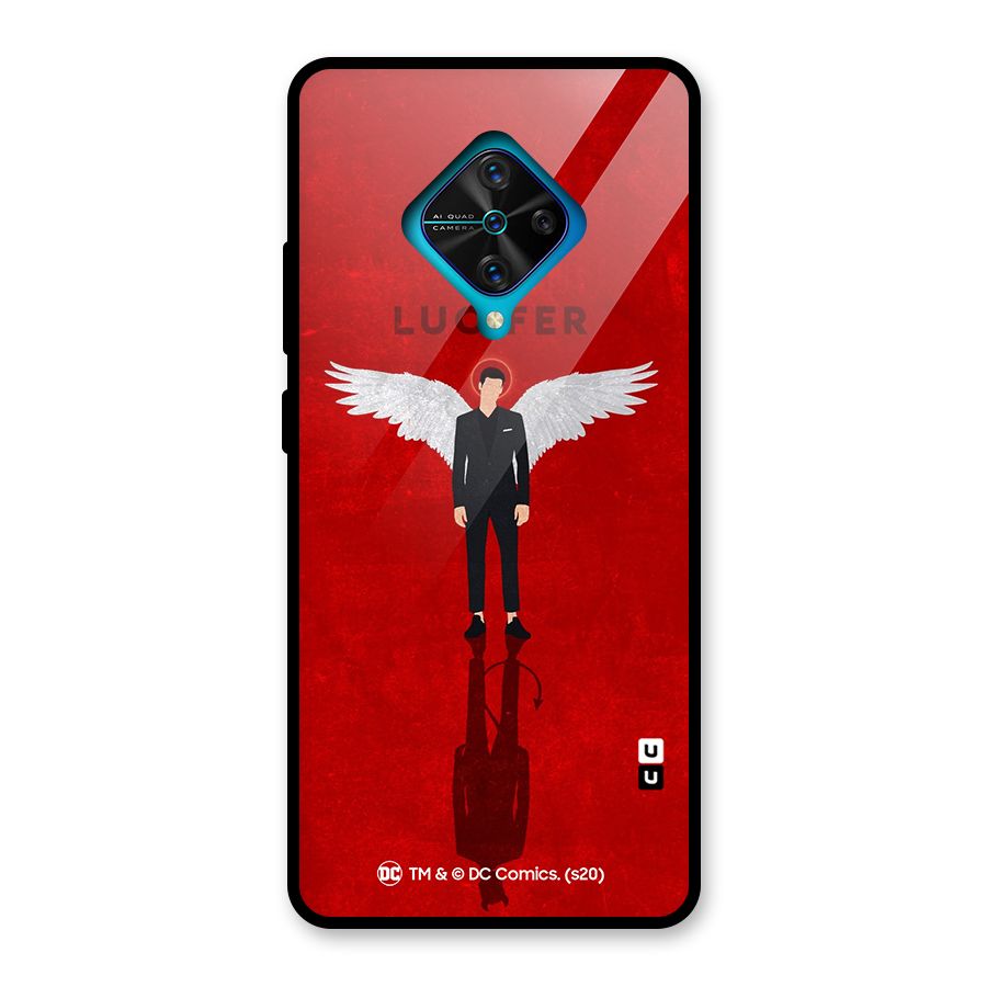 Lucifer Archangel Shadow Glass Back Case for Vivo S1 Pro