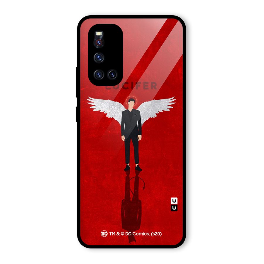 Lucifer Archangel Shadow Glass Back Case for Vivo V19