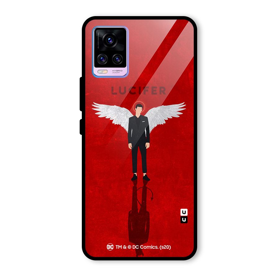 Lucifer Archangel Shadow Glass Back Case for Vivo V20 Pro