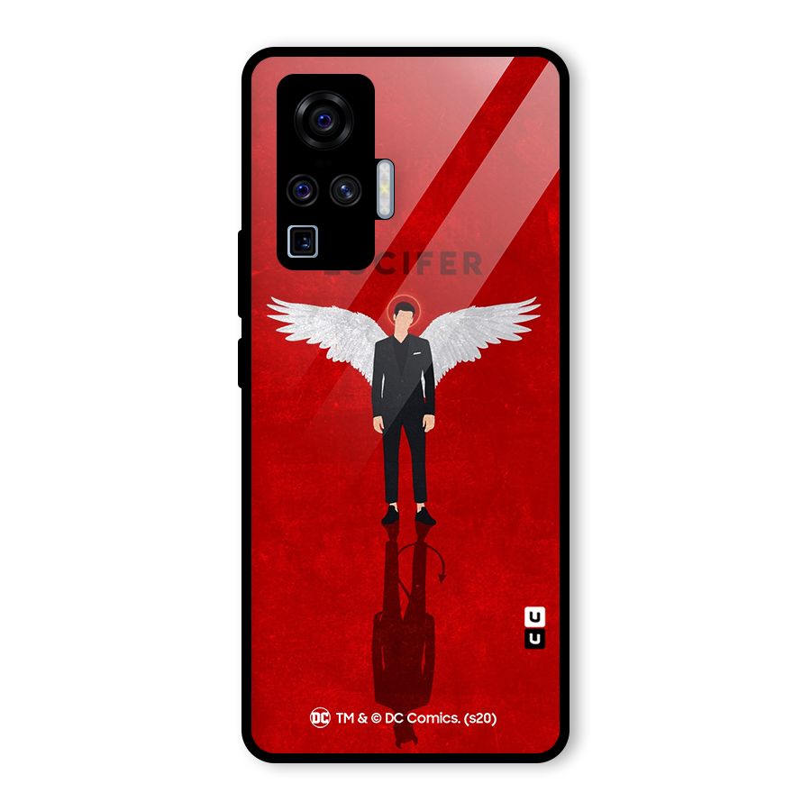 Lucifer Archangel Shadow Glass Back Case for Vivo X50 Pro