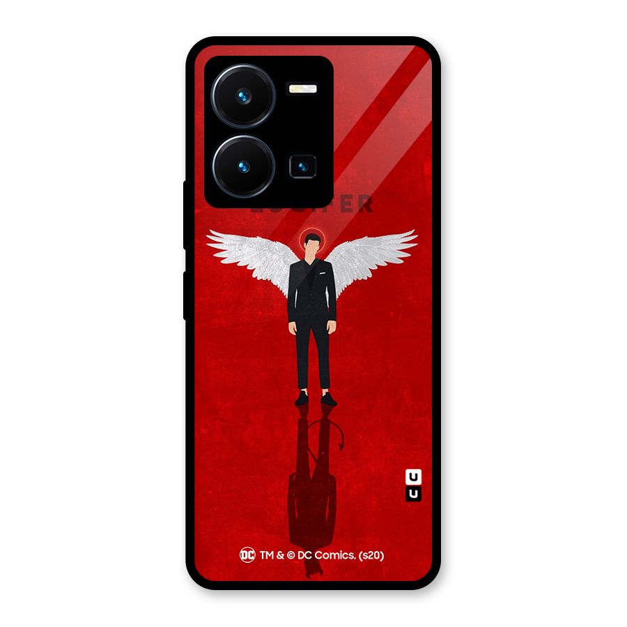 Lucifer Archangel Shadow Glass Back Case for Vivo Y35