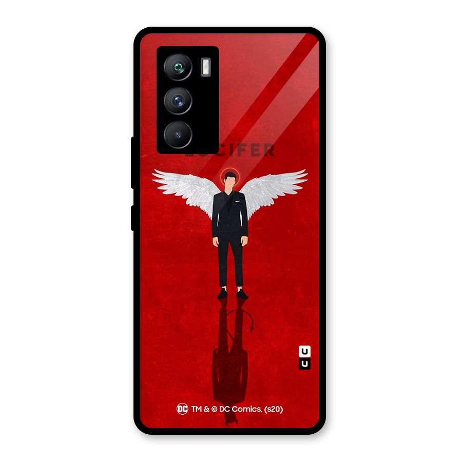 Lucifer Archangel Shadow Glass Back Case for Vivo iQOO 9 SE