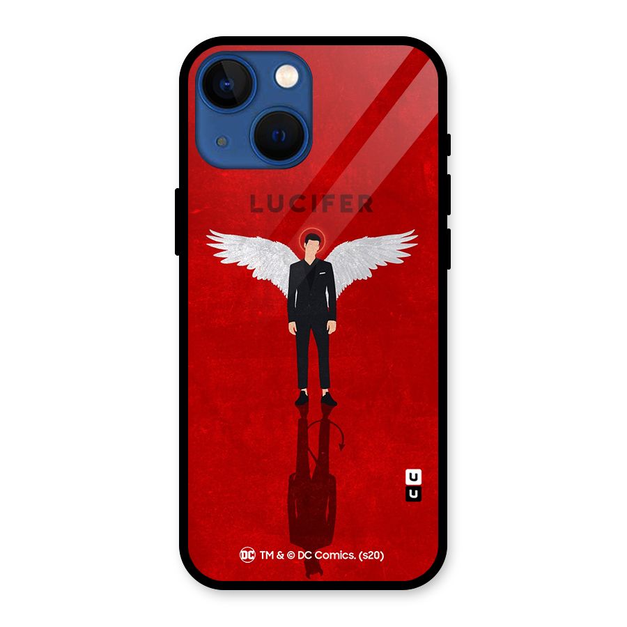 Lucifer Archangel Shadow Glass Back Case for iPhone 13 Mini