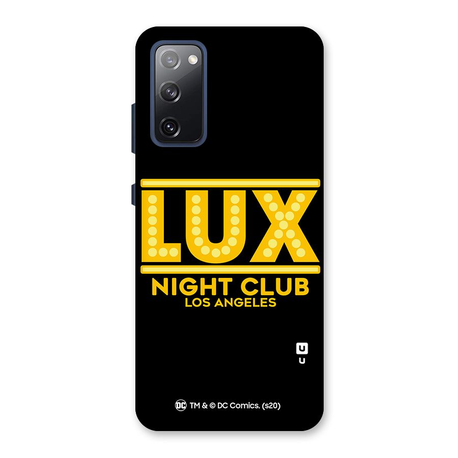 Lucifer Club Los Angeles Back Case for Galaxy S20 FE