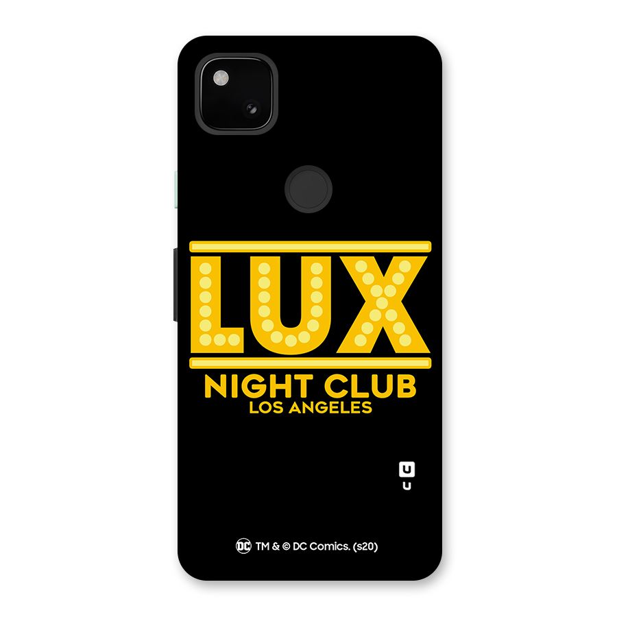 Lucifer Club Los Angeles Back Case for Google Pixel 4a
