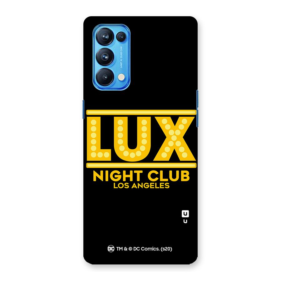 Lucifer Club Los Angeles Back Case for Oppo Reno5 Pro 5G