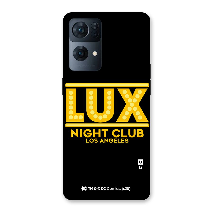 Lucifer Club Los Angeles Back Case for Oppo Reno7 Pro 5G