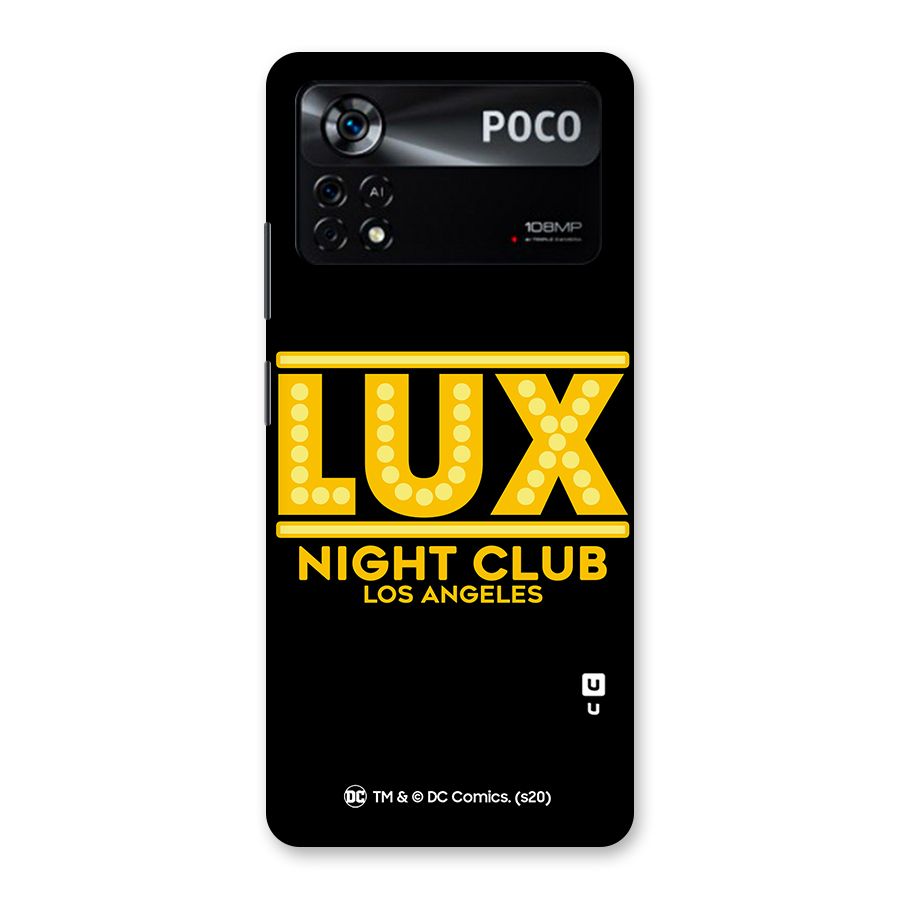 Lucifer Club Los Angeles Back Case for Poco X4 Pro 5G