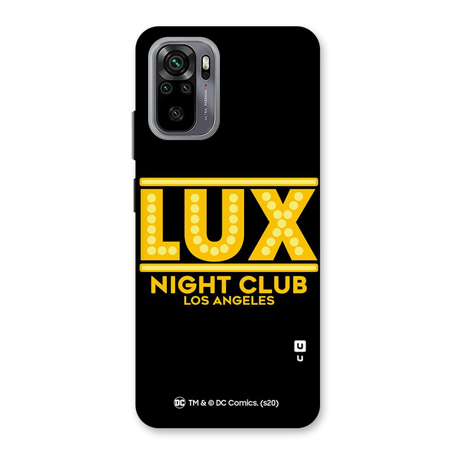 Lucifer Club Los Angeles Back Case for Redmi Note 10