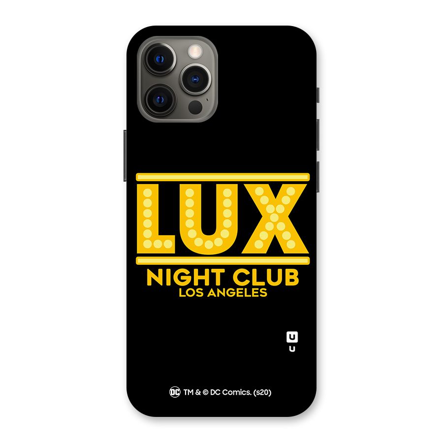 Lucifer Club Los Angeles Back Case for iPhone 12 Pro Max
