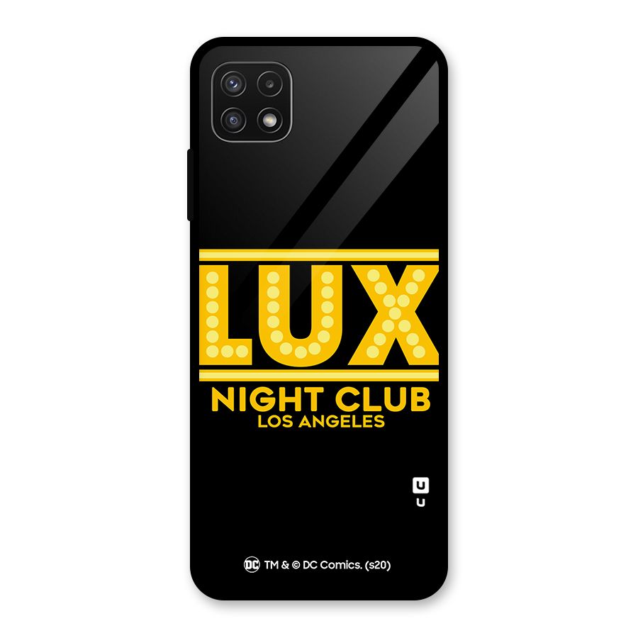 Lucifer Club Los Angeles Glass Back Case for Galaxy A22 5G